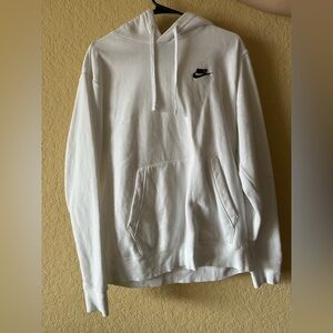 White Nike Hoodie Size Medium